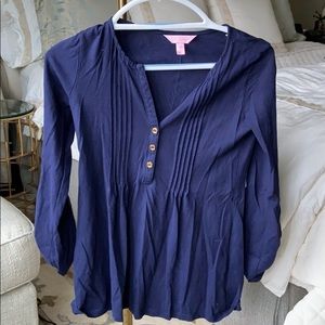 Lilly navy long sleeve